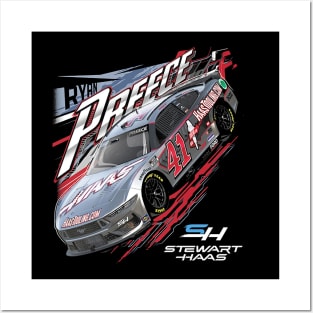 Ryan Preece Haas-Tooling Car Posters and Art